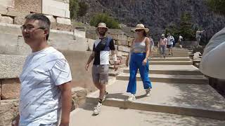 NEW 4K  Delphi Archeological Site or dɛlfaɪ or dɛlfi or Δελφοί  Delphi Greece  ECTV [upl. by Corin]