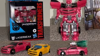 Transformers studio series Laserbeak review Dark of the moon movie core class figure Dotm SS [upl. by Easlehc467]