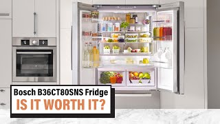 Bosch FrenchDoor Refrigerator A Comprehensive Review of the B36CT80SNS [upl. by Tosch]