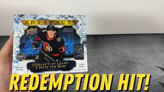 Redemption Artifacts Hockey 202324 Hobby Box Opening [upl. by Aehsa]