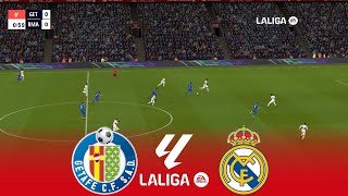 Getafe vs Real Madrid  La Liga Santander 2024  Full Match  01 February 2024  PES Gameplay [upl. by Ynaffi]