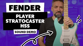 Fender Player Stratocaster HSS  Sound Demo [upl. by Nnayt]