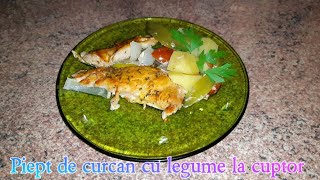 RetetaPiept de curcan la cuptor cu legume [upl. by Foy]