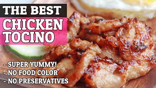 PAMPANGA BEST CHICKEN TOCINO  HOMEMADE TOCINO WITH NO PRESERVATIVES  HUNGRY MOM COOKING [upl. by Chobot]