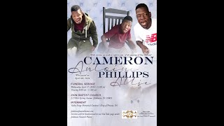 Funeral Services for Cameron Antoine Phillips Allie [upl. by Countess]