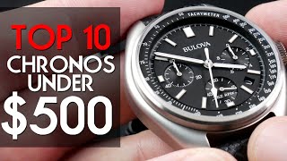 The 10 Best Chronograph watches under 500  August 2020 Watch of the Month [upl. by Stinky]