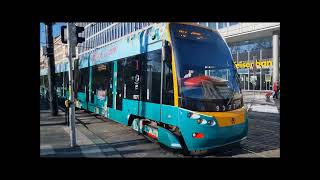 Prague Karlovo namesti  another busy junction on the Prague tram network March 2022 [upl. by Hanson]