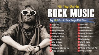 Top 100 Classic Rock Songs Of 80s 90s 🚩 Best Rock Hits Ever ⚡ 4K Video Ultra HD [upl. by Annad]