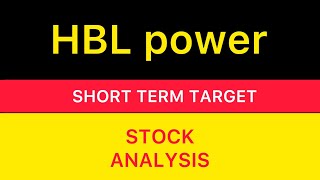 HBL POWER STOCK TARGET ANALYSIS 💟 HBL POWER STOCK NEWS CRASH  HBL POWER ANALYSIS STOCK 301024 [upl. by Aiza]