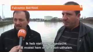 Helden redden man uit kanaal in Genk [upl. by Deach]