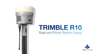 Trimble R10 Base and Rover Setup [upl. by Nimajeb]