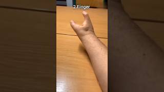 Amazing hand and fingers 543210 💯 magic trick 🪄shorts viral shortsvideo [upl. by Sherris563]