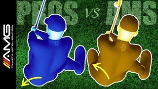 Clearing The Hips In The Golf Swing Pros Vs Ams [upl. by Godliman425]