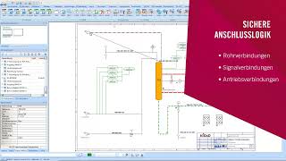 Prozessplanung im RampI Schema  HiCAD Rohrleitungsbau [upl. by Ahiel126]