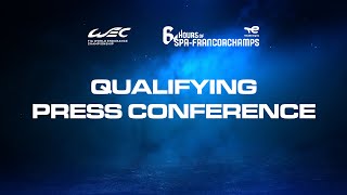 LIVE Qualifying Press Conference I 2023 TotalEnergies 6 Hours of Spa I FIA WEC [upl. by Adlay]