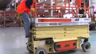 Scissor Aerial Lift Training JLG ES [upl. by Miett]