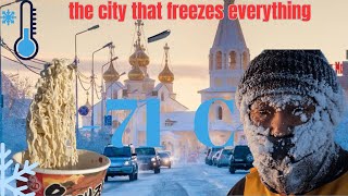 Everything freezes here Yakutsk the coldest city in the world [upl. by Illona]