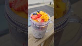 🤩Overnight Oats😋 overnight oats recipe malayalam youtubeshorts food [upl. by Nikal]