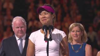 Li Nas Brilliant Winners Speech  Australian Open 2014 [upl. by Haskell]