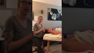 St Johns NMT Trigger Point Release on temporalis and masseter [upl. by Annie]