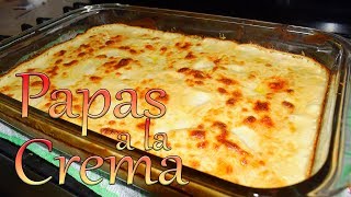 PAPAS GRATINADAS SIN HORNO [upl. by Edmea301]