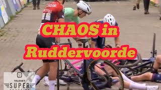 KEY MOMENTS  Cyclocross Telenet Superprestige Ruddervoorde [upl. by Kletter]