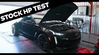 Supercharged Cadillac CT5V Blackwing Sedan  STOCK Dyno Test by Hennessey [upl. by Ahsiret]