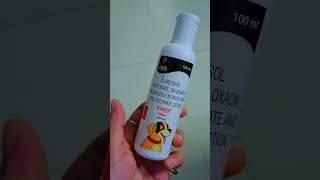 Kiskin lotion for pets for fungal infection🦊🐶doglover pets skincare intas clobetasolveterinary [upl. by Ellecrag]