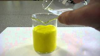 Potassium iodide and lead nitrate [upl. by Lymn]