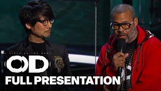 Hideo Kojima and Jordan Peele presents OD at The Game Awards 2023 [upl. by Aihtibat648]