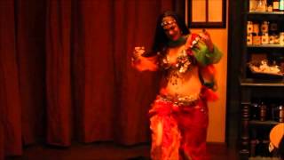 Marguerite Kusuhara  Bellydance solo at Kean Coffee Showcase April 1 2012 [upl. by Oiziruam701]