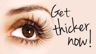 HOW TO INSTANTLY THICKEN YOUR LASHES  AND NOT WITH MASCARA [upl. by Pepito]