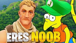 niños de 8 años se ríen de mi POR SER NOOB en FORTNITE 😭 [upl. by Trebliw]