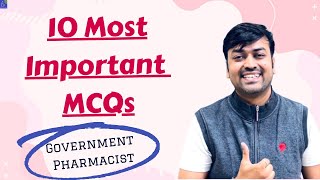 pharmacist exam preparation  Pharmacist Exam  Most Important 10 Questions  Pharma GPAT Exam [upl. by Nylodnewg]