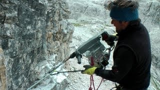 Bergrettung Sexten  KlettersteigAusbesserung Alpinisteig  Abenteuer Alpin 2012 Folge 83 [upl. by Batholomew]