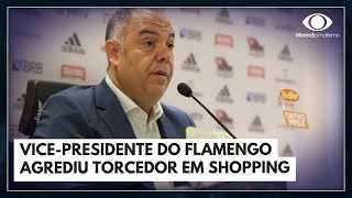 Dirigente do Flamengo briga com torcedor em shopping  Jornal da Band [upl. by Fu40]