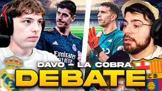 DEBATE CON LA COBRA COURTOIS o EL DIBU EL MADRID TIENE UN MAL EQUIPO GUARDIOLA TRACIONO AL BARCA [upl. by Noiek]