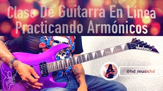 PASO A PASO Aprende Como Tocar Armónicos Naturales En Guitarra Fácil y Sencillo [upl. by Jefferson904]