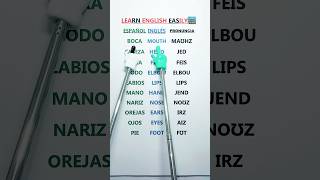 Aprende las partes del cuerpo en inglés con pronunciación fácil ¡boca cabeza ojos y más aprendo [upl. by Keffer]