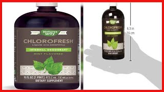 Natures Way Chlorofresh Liquid Chlorophyll Concentrate Internal Deodorant [upl. by Buffo3]