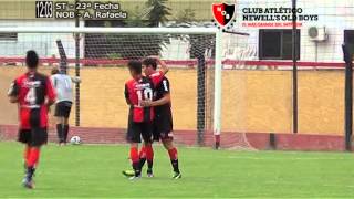 Newells 5  Atlético de Rafaela 0 Fecha 23  Torneo de reserva 201314 [upl. by Aiset]