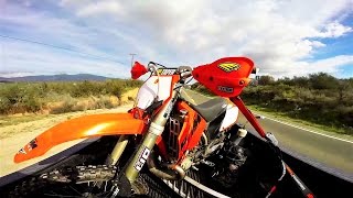 KTM 250SX 2 stroke enduro trail riding  Weekend Therapy [upl. by Lelia]