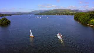 Red Cruise on Lake Windermere Bowness ⇄ Ambleside [upl. by Tanberg]