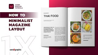 How to Basic to Create Minimalist Magazine Layout in Adobe Indesign CC 2020 [upl. by Namrac921]