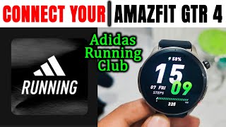 How To Connect Amazfit To Adidas Running App Run Tracker 🏃‍♂️ [upl. by Nerrol713]