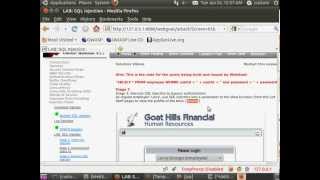 WebGoat 53  Stage 3  Numeric SQL Injection [upl. by Ankeny495]