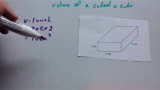 Volume of a cuboid and cube  Corbettmaths [upl. by Egiaf326]