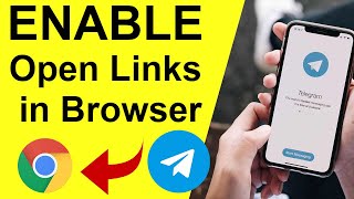 How to Open Telegram Link in Default Web Browser instead of app [upl. by Atiuqnahs740]