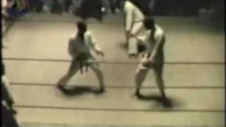 Allen Steen vs Chuck Norris 1966 Long Beach Internationals Final [upl. by Annasoh]