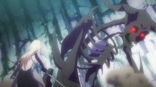 DanMachi Sword Oratoria  Aiz VS Dungeon Boss [upl. by Akcimahs599]